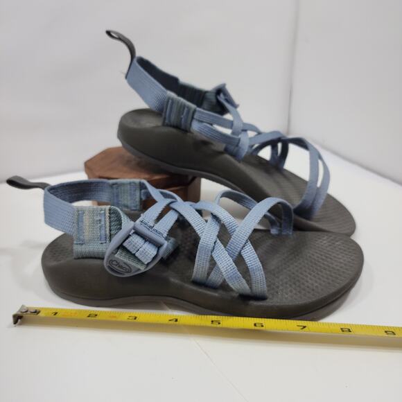 Chaco Blue Strap Unisex Kids Sports Sandals Size 3 - Picture 2 of 6